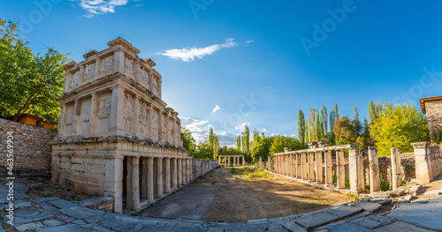 The Sebasteion, Aphrodisias Ancient City in Turkey photo