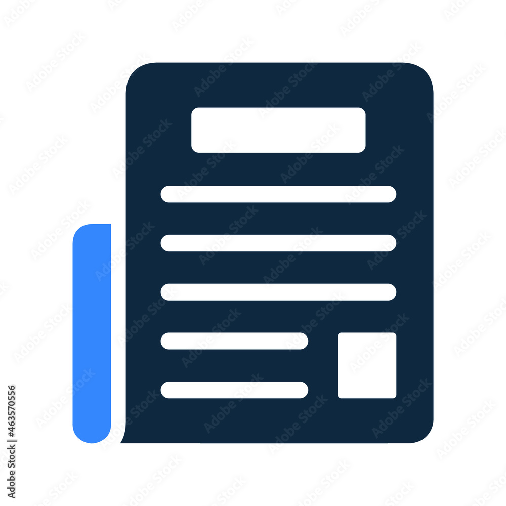 Newspaper, article icon. Simple editable vector design isolated on a white background. Newspaper, article icon. Simple editable vector design isolated on a white background.