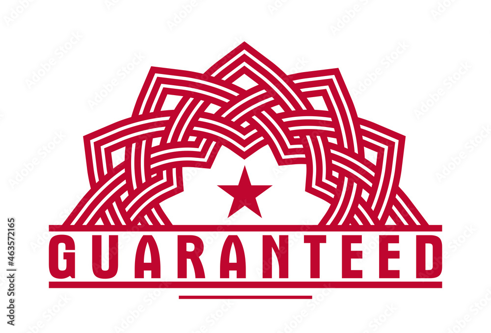 Vector premium exclusive label isolated on white background, product logo or badge best price, vintage style genuine badge, guarantee symbol.