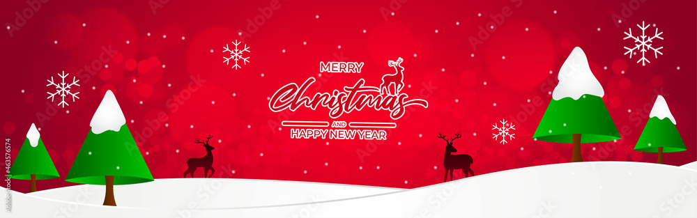 Naklejka premium vector illsuaytrion for merry Christmas.