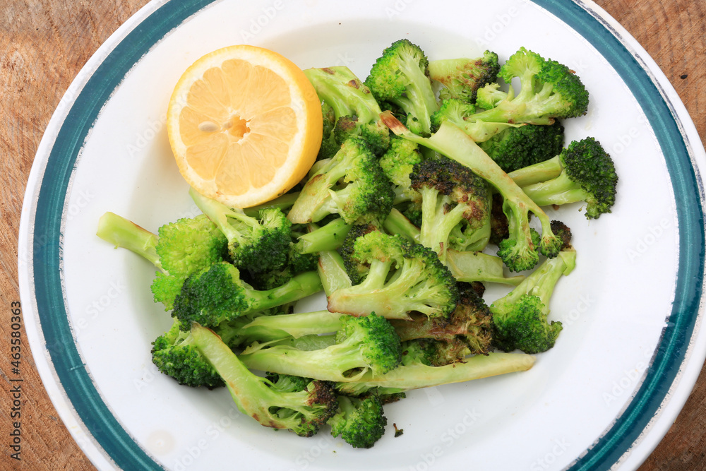 cooked brocoli as green vegan food cooked brocoli as green vegan food