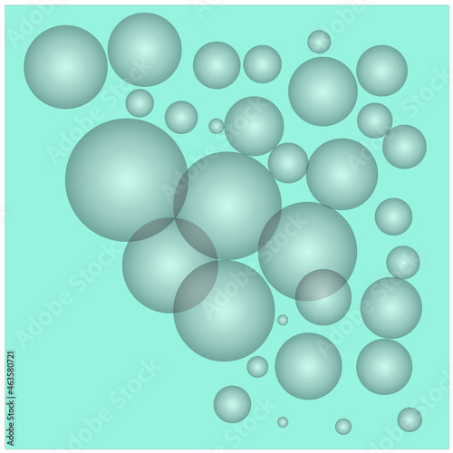 Gray 3D background with volumetric balls for the cover. White texture design template with abstract modern pattern. 