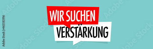 Wir suchen Verstärkung	