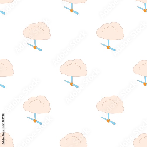 Pair of pipes pattern seamless background texture repeat wallpaper geometric vector