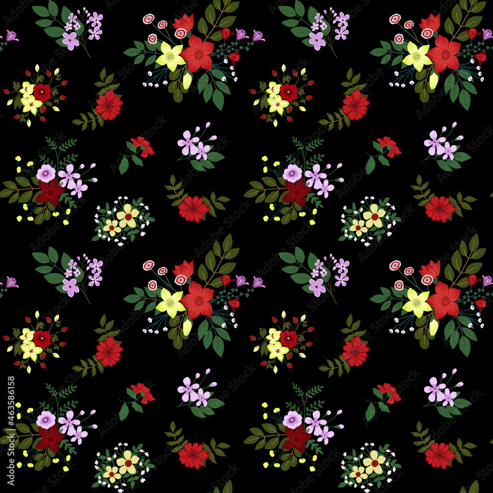Flora seamless pattern Flora seamless pattern