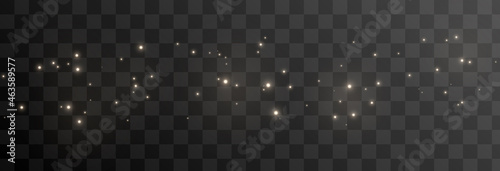 Vector magic glow. Sparkling light, sparkle dust png. Sparkling magical dust. Christmas light.
