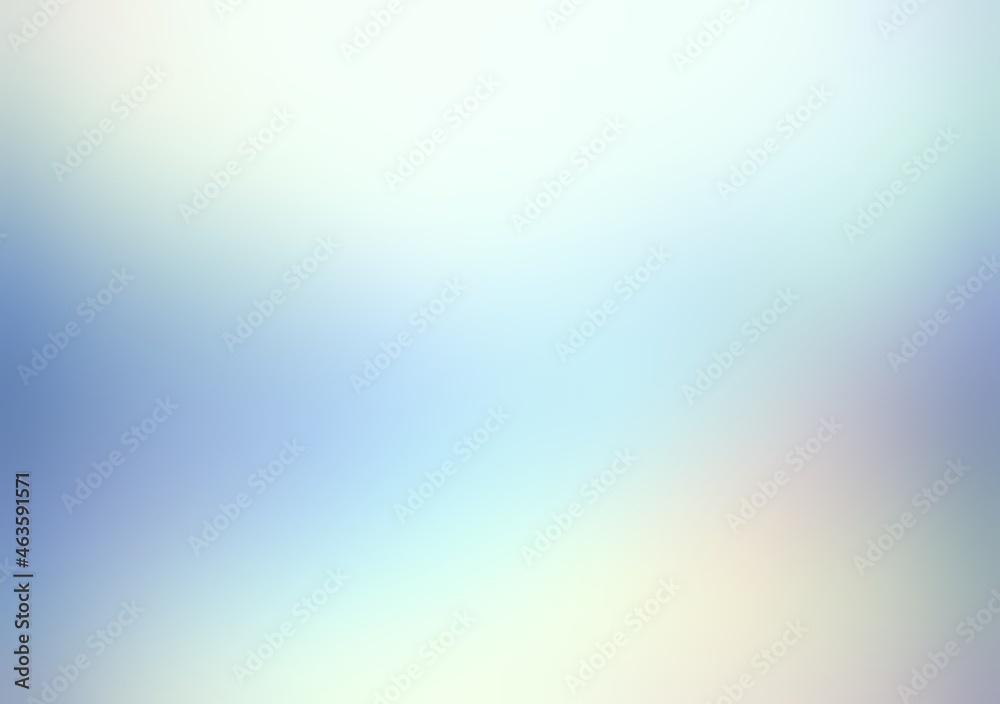 Airy light blue clear defocus empty background with spectrum reflection effect.