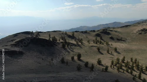 White Mountain Aerial Shot High Elevation at Tree Line Telephoto R California photo