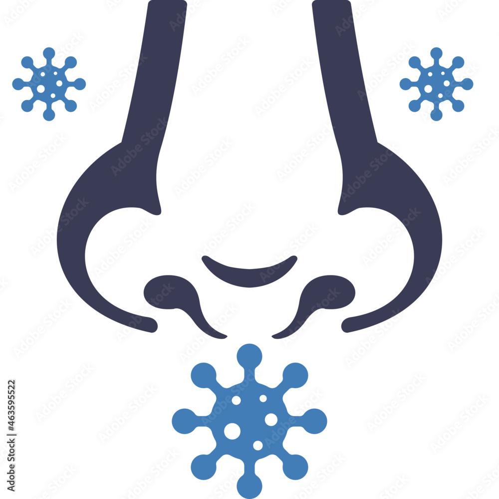 Fototapeta premium Nose allergy