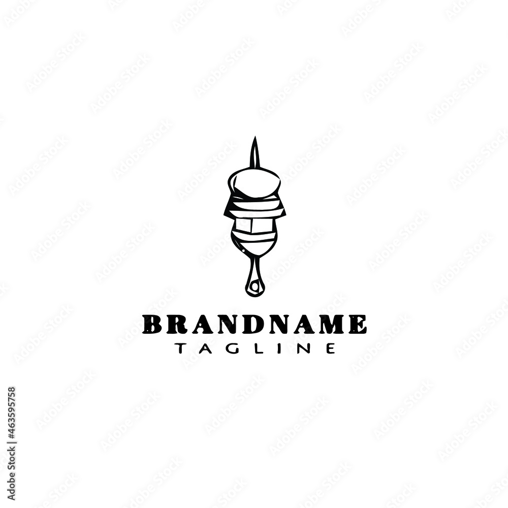 canape logo cartoon icon design template black isolated vector concept