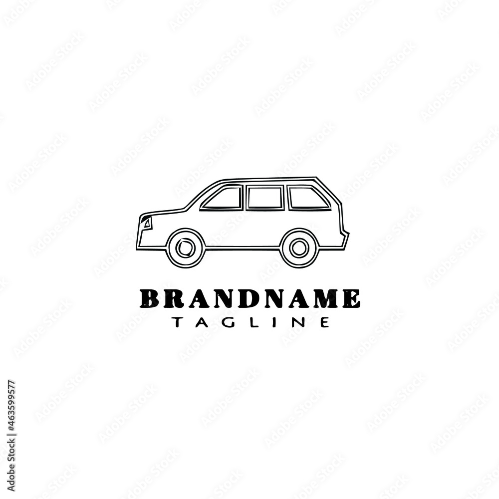 car logo cartoon icon design template creative isolated vector illustration