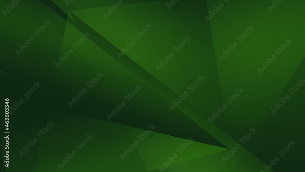 Abstract Green Background with Triangles Abstract Green Background with Triangles