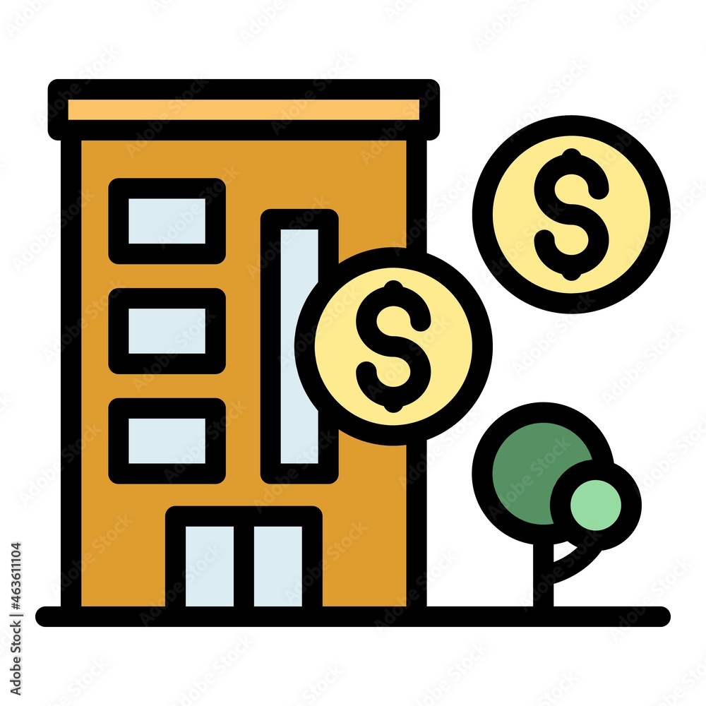 Homeless shelter icon. Outline homeless shelter vector icon color flat isolated Homeless shelter icon. Outline homeless shelter vector icon color flat isolated