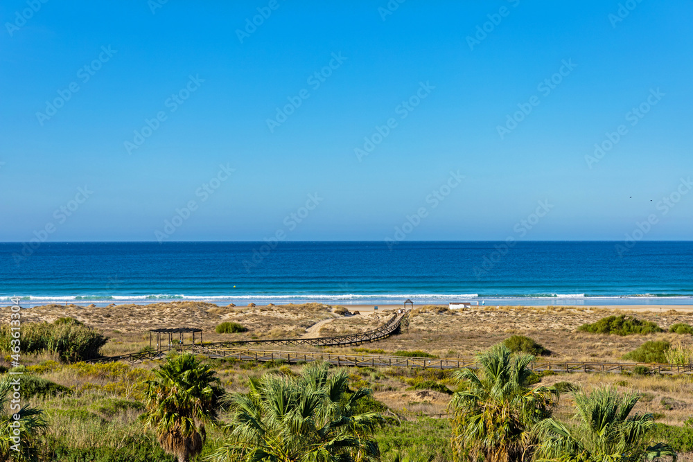 beach in Zahara de los Atunes in Andalusia beach in Zahara de los Atunes in Andalusia