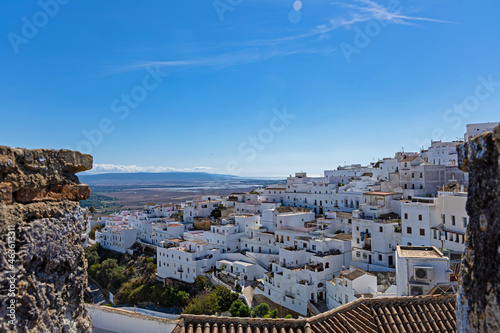 white village Vejer de la Frontera in Andalusia photo