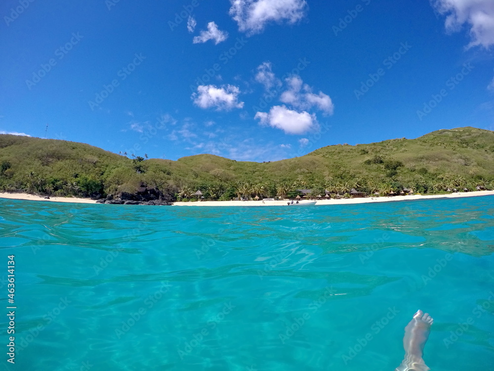 Fototapeta premium Beach on an island in Fiji