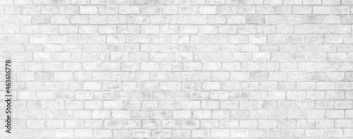 White Gray Brick Wall Surface Texture Background