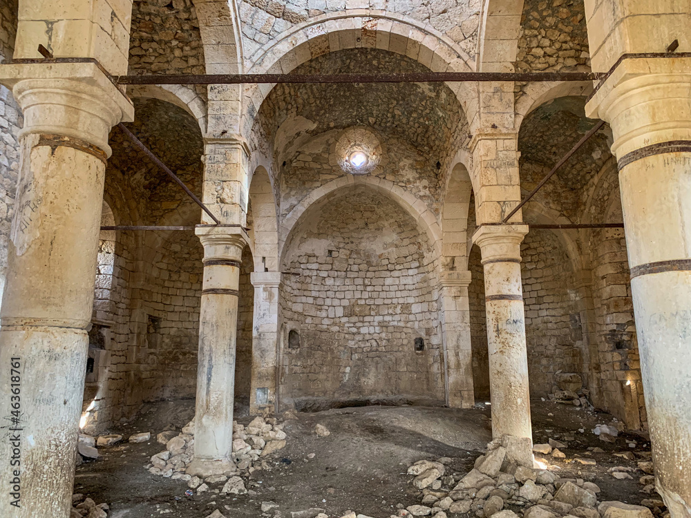Inside Aprank Monastery (Saint David's Monastery) Ruins, Erzincan Province, Turkey