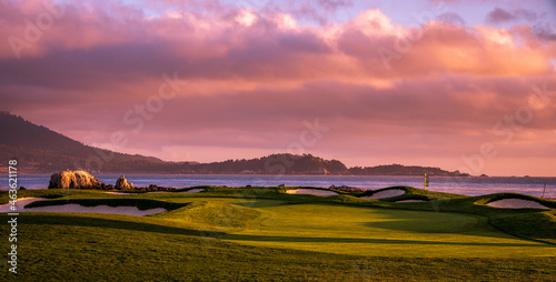 coastline golf course in California