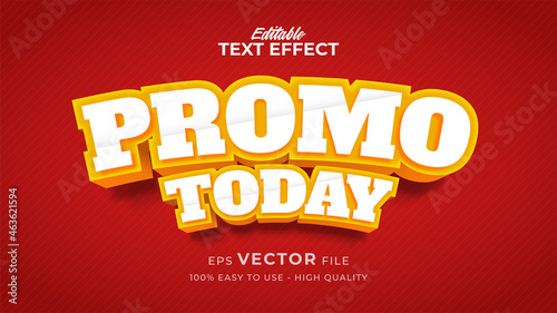 Sale banner editable text effect with comic style