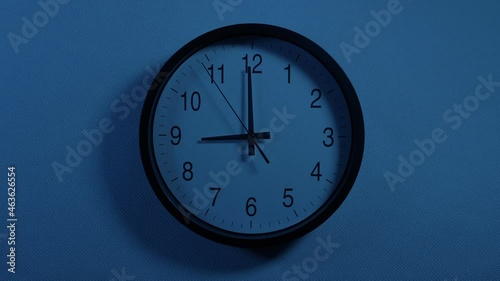 Wallpaper Mural Clock At Nine In The Evening Torontodigital.ca