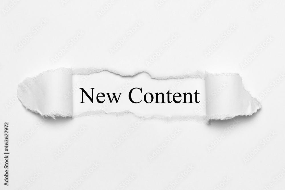 New Content New Content