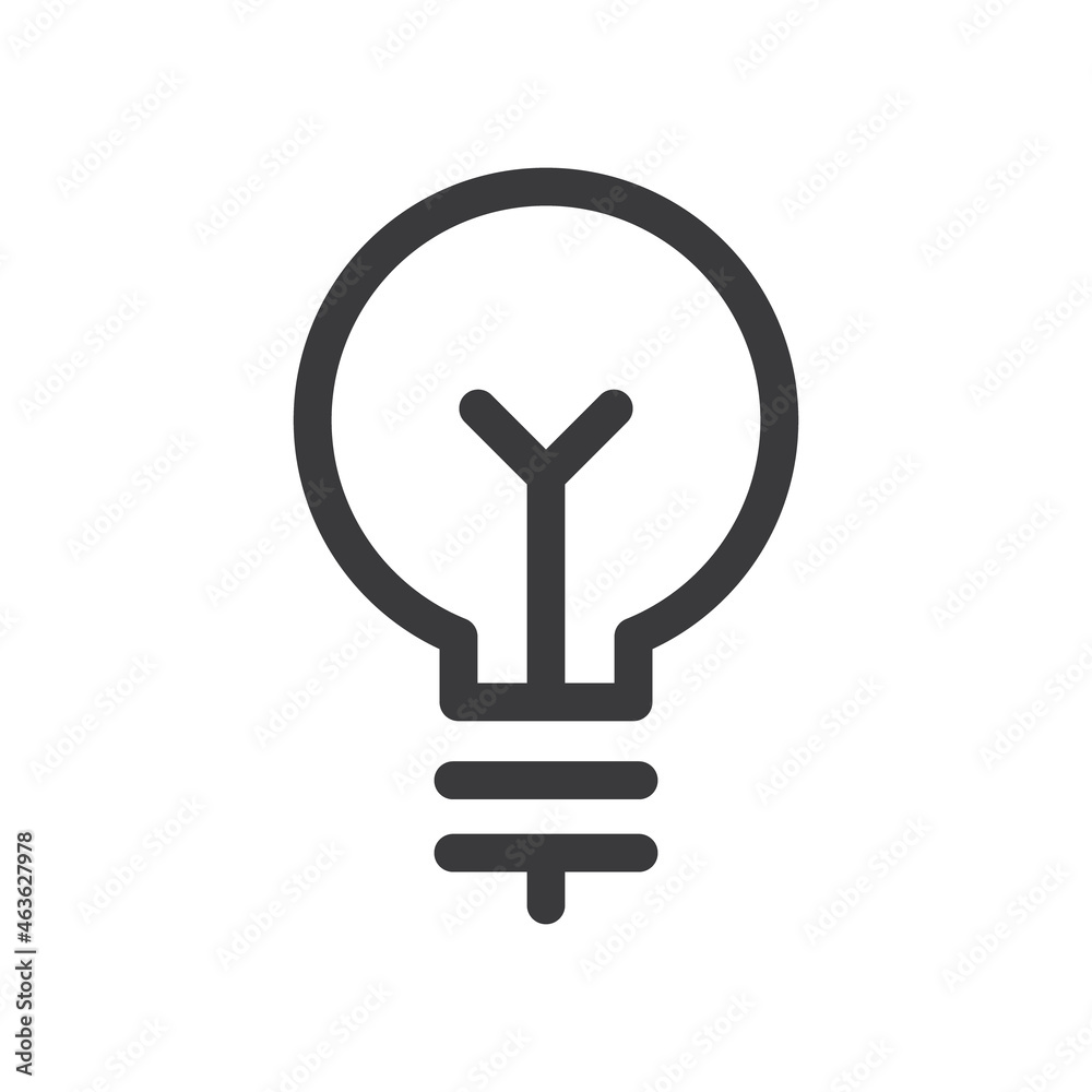 Light Bulb linear icon vector. Idea sign, solution, thinking concept. Electric lamp. Light Bulb linear icon vector. Idea sign, solution, thinking concept. Electric lamp.