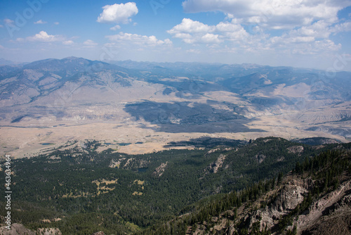 View of the Sepulcher Mountain, Yellowstone National Park, Wyoming, USA