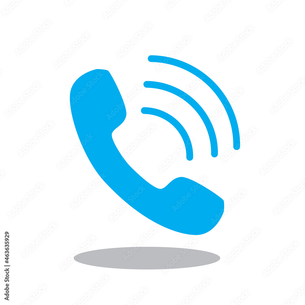 Phone icon vector isolated on white background. Trendy phone icon ...
