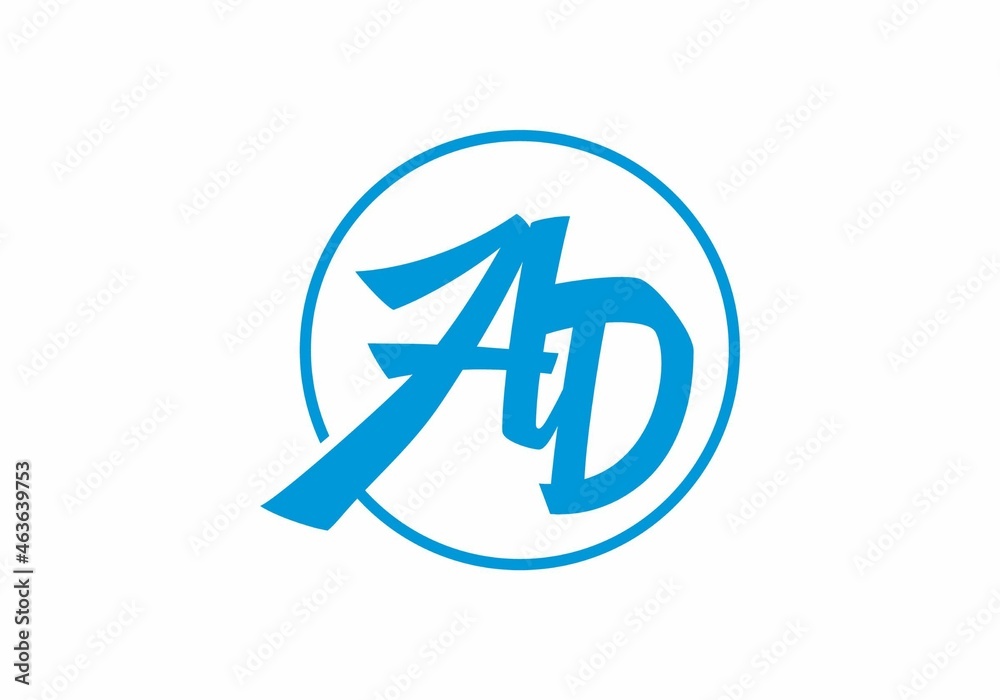 Unique shape of AD initial letter