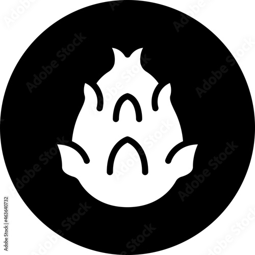 pitaya glyph icon