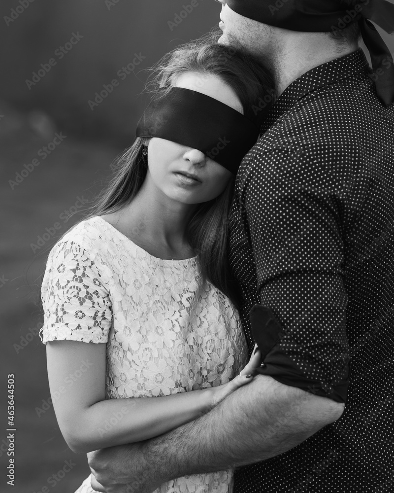 Blind Date 1 Stock Photo - Download Image Now - Blindfold, Women