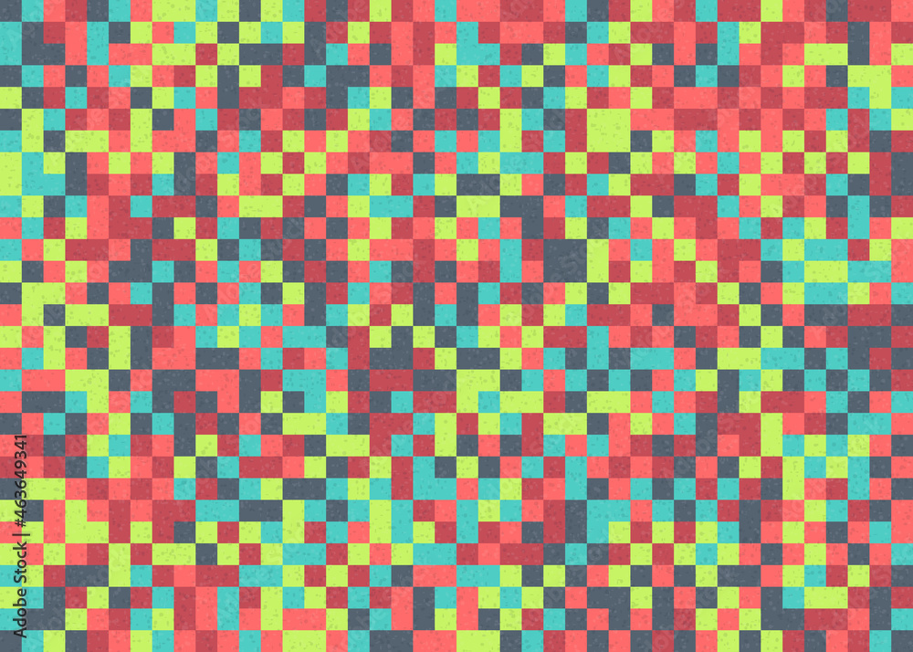 Fototapeta premium Abstract Geometric Pattern generative computational art illustration