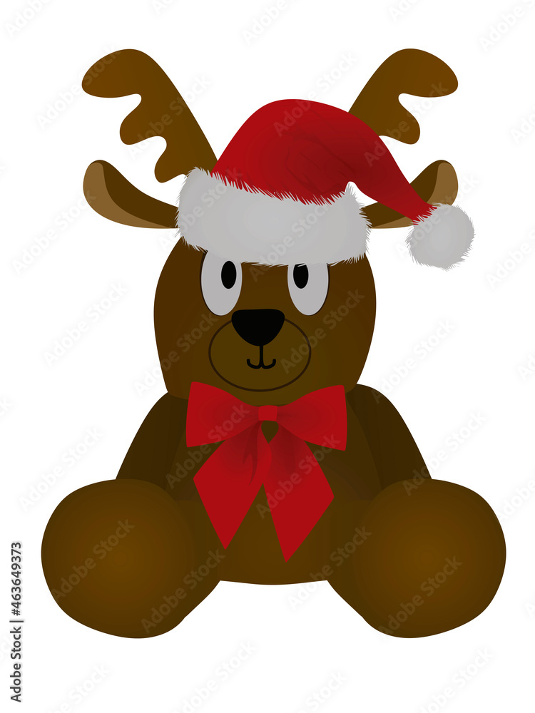 Naklejka premium Cute deer icon. vector illustration