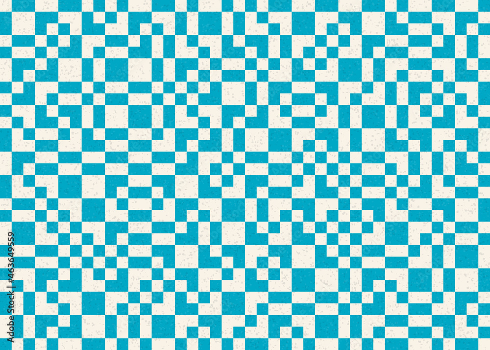 Fototapeta premium Abstract Geometric Pattern generative computational art illustration