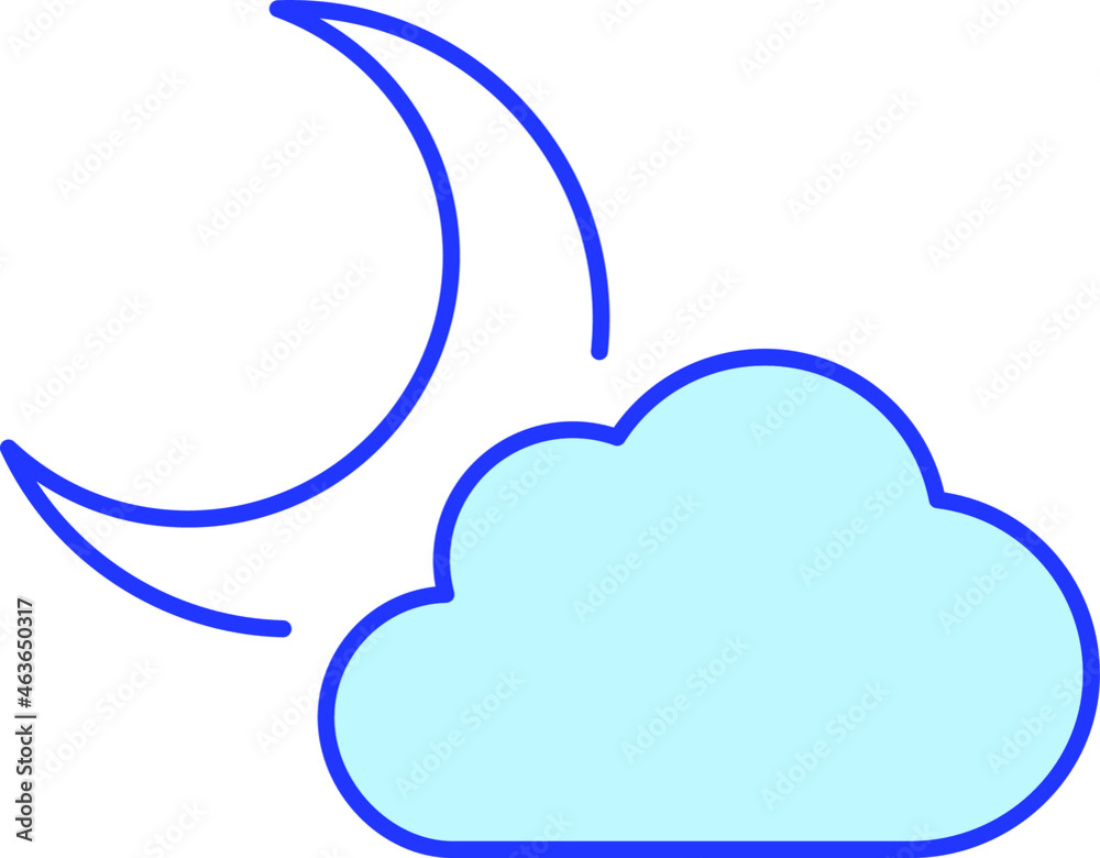 Cloud moon Isolated Vector icon which can easily modify or edit
Cloud moon Isolated Vector icon which can easily modify or edit