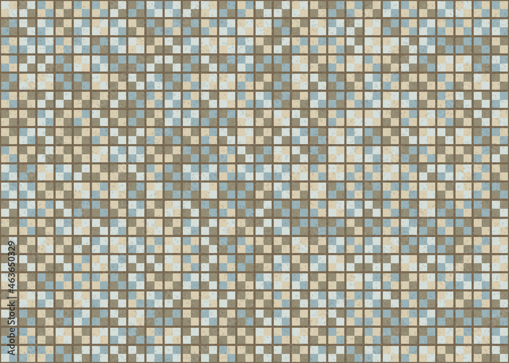 Fototapeta premium Abstract Geometric Pattern generative computational art illustration