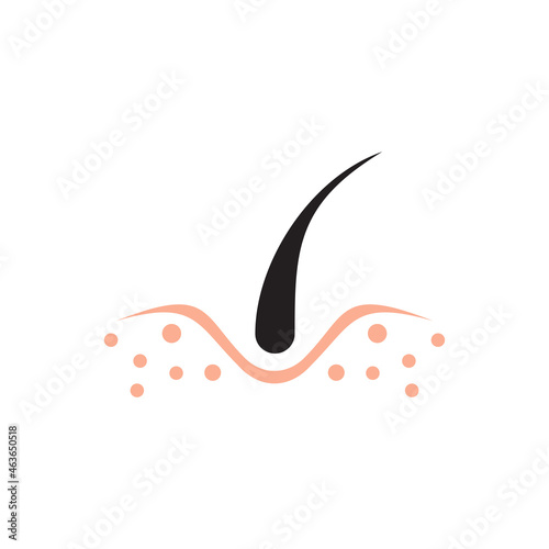 Hair treatment transplantation clinic logo design