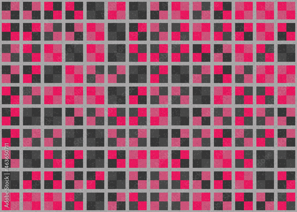 Fototapeta premium Abstract Geometric Pattern generative computational art illustration