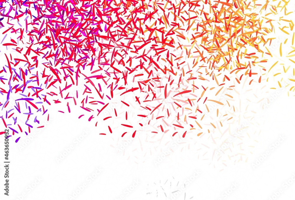 Light Red, Yellow vector layout with flat lines. Light Red, Yellow vector layout with flat lines.