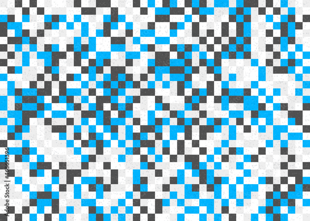 Fototapeta premium Abstract Geometric Pattern generative computational art illustration