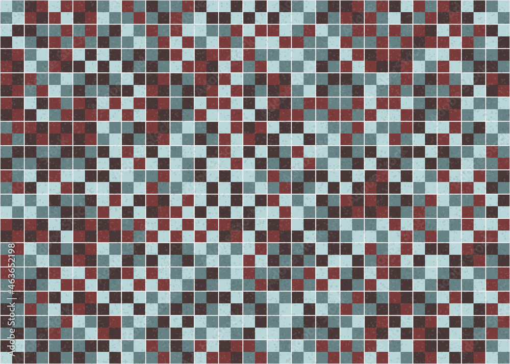 Fototapeta premium Abstract Geometric Pattern generative computational art illustration