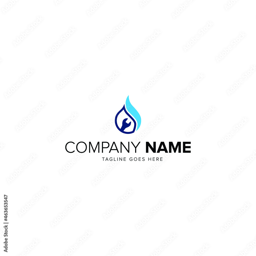 Water drop Logo design vector template Linear style. Blue Droplet lines aqua Logotype icon Water drop Logo design vector template Linear style. Blue Droplet lines aqua Logotype icon