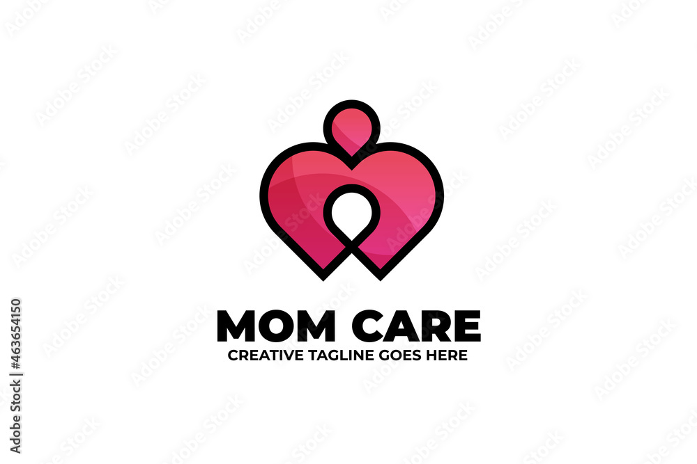 Mother Health Care Gradient Logo