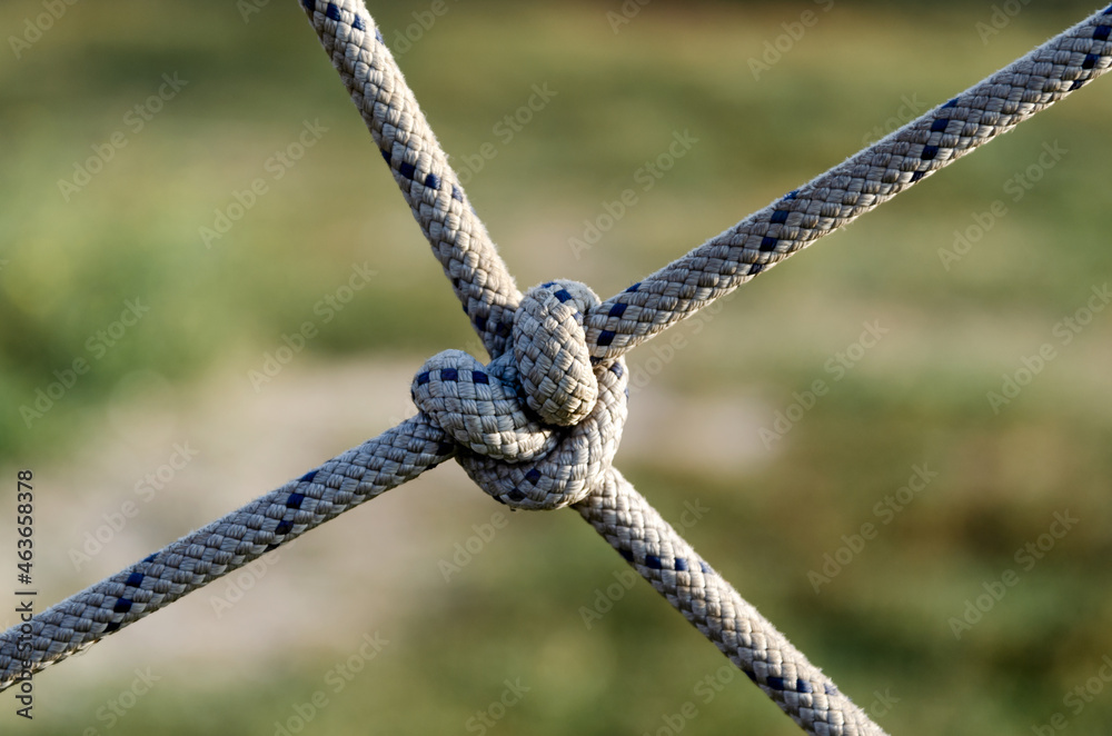 lots of ropes and a big knot lots of ropes and a big knot