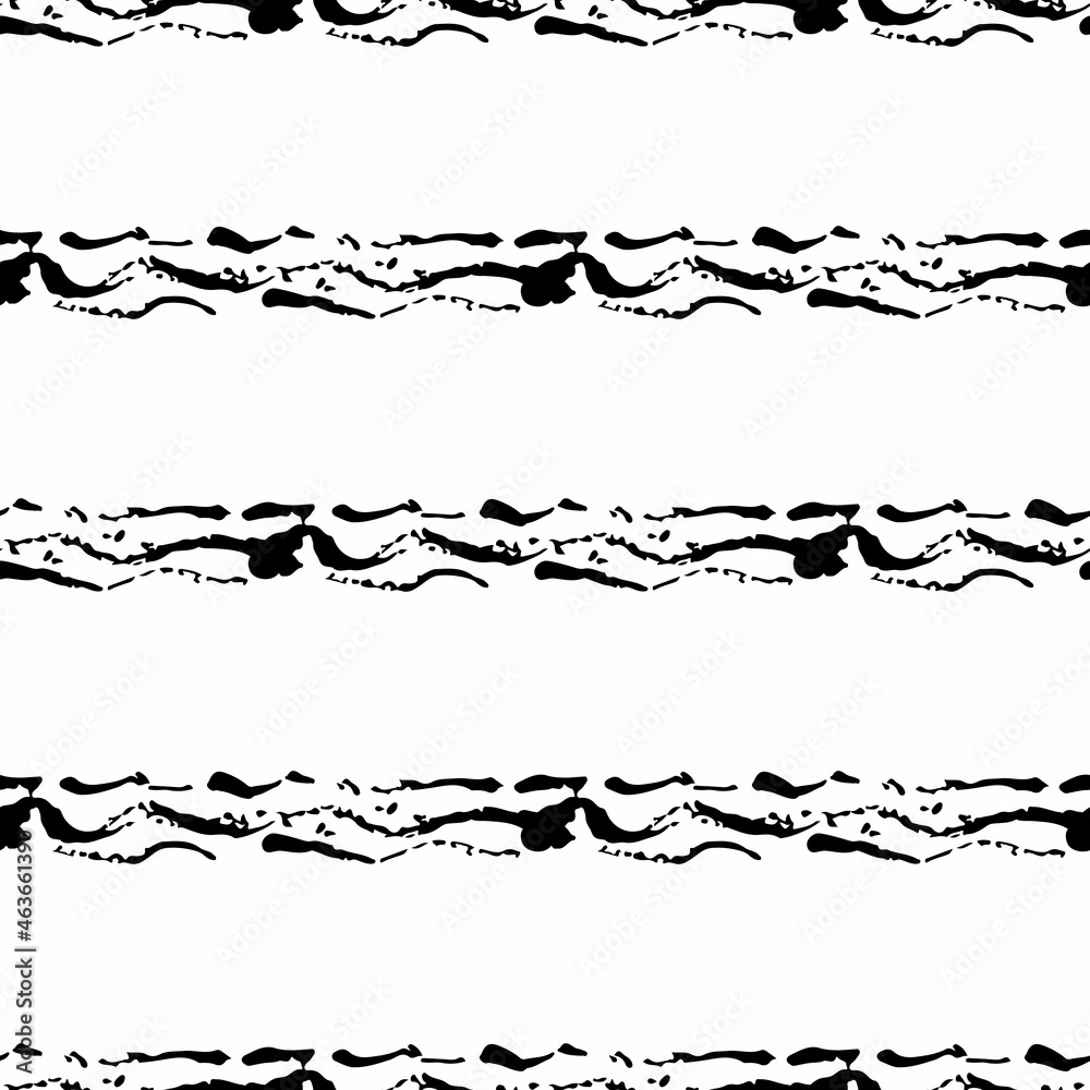 Vector Brush Seamless Pattern Grange Minimalist Geometric Design in Black Color. Modern Grung Collage Background for kids fabric and textile Vector Brush Seamless Pattern Grange Minimalist Geometric Design in Black Color. Modern Grung Collage Background for kids fabric and textile