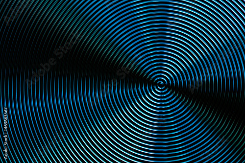 spiral blue metal textured background