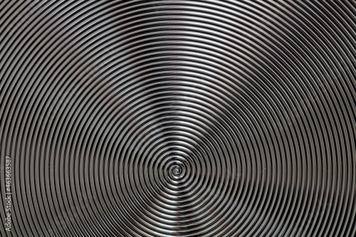 spiral silver metal textured  background