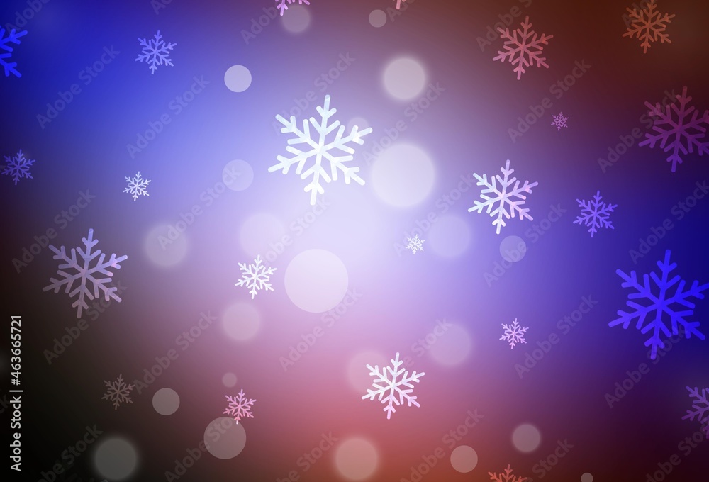 Dark Blue, Red vector texture in birthday style. Dark Blue, Red vector texture in birthday style.
