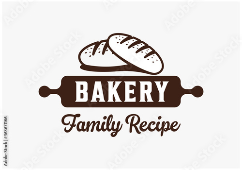 retro style bakery logo inspirations